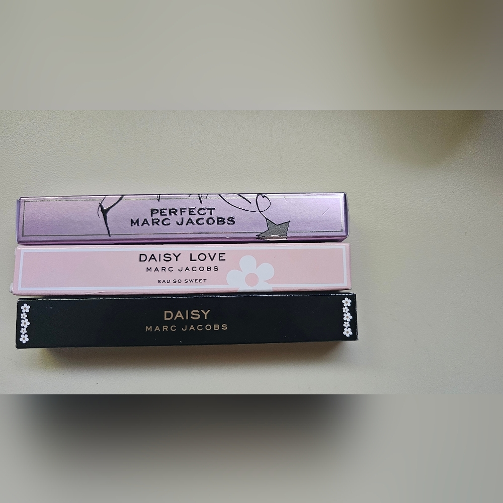 Marc Jacobs Daisy Trio in Pink, Purple, and Black